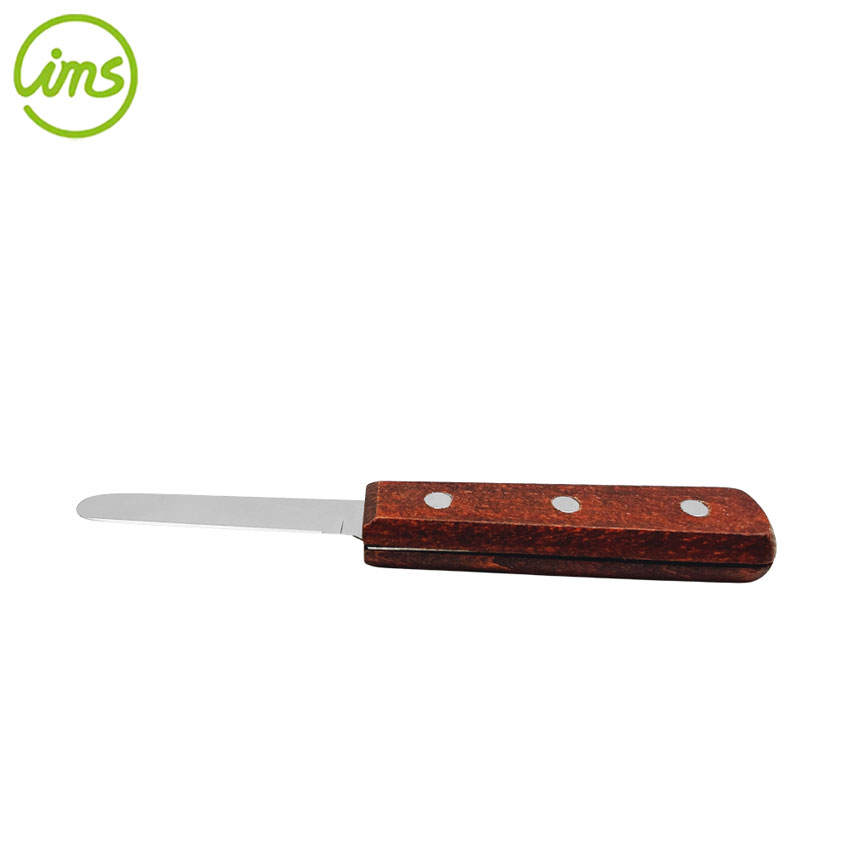 Clam Shucker Oyster Knife with Beechwood Handle